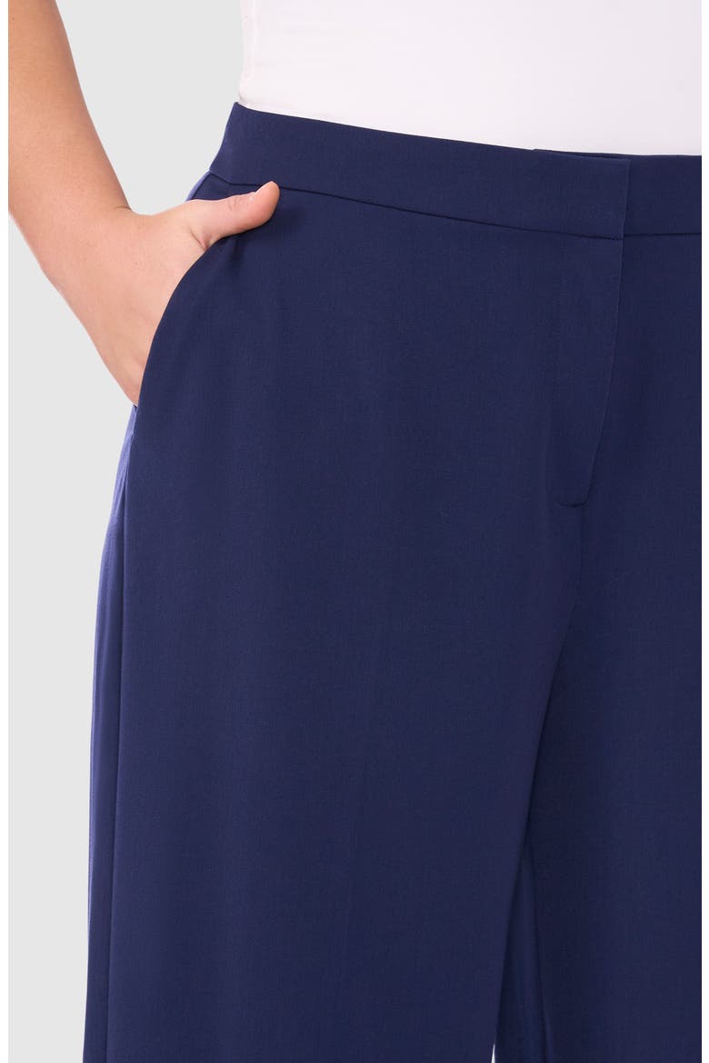 Cuffed Wide Leg Pants, Alternate, color, CLASSIC NAVY