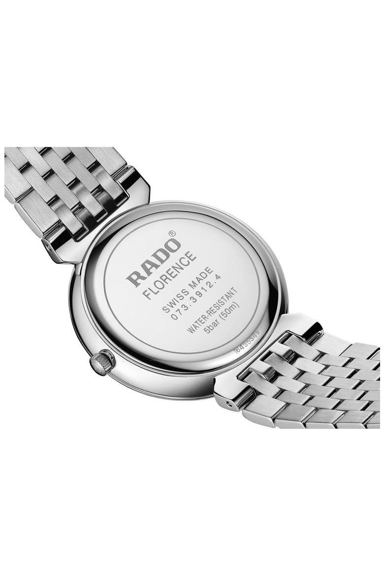 Florence Diamond Bracelet Watch, 38mm, Alternate, color, BLACK
