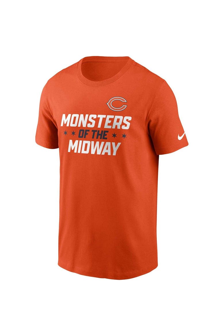 Men's Nike  Orange Chicago Bears Local Essential T-Shirt, Alternate, color, Orange