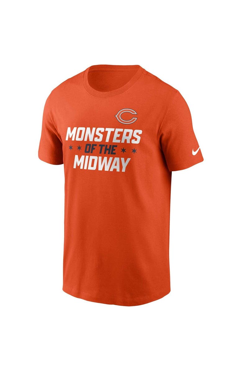 Nike Men's Nike  Orange Chicago Bears Local Essential T-Shirt, Alternate, color, 