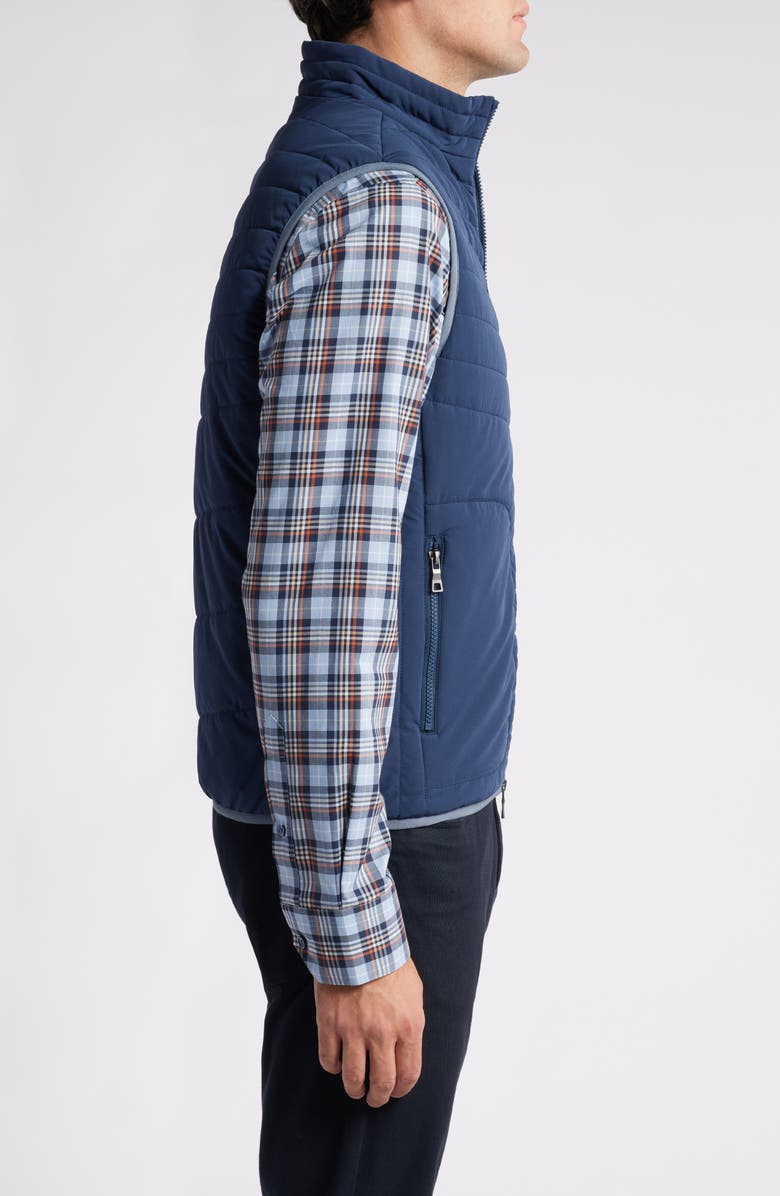 Scott Barber Water Resistant Stretch Nylon Puffer Vest, Alternate, color, 