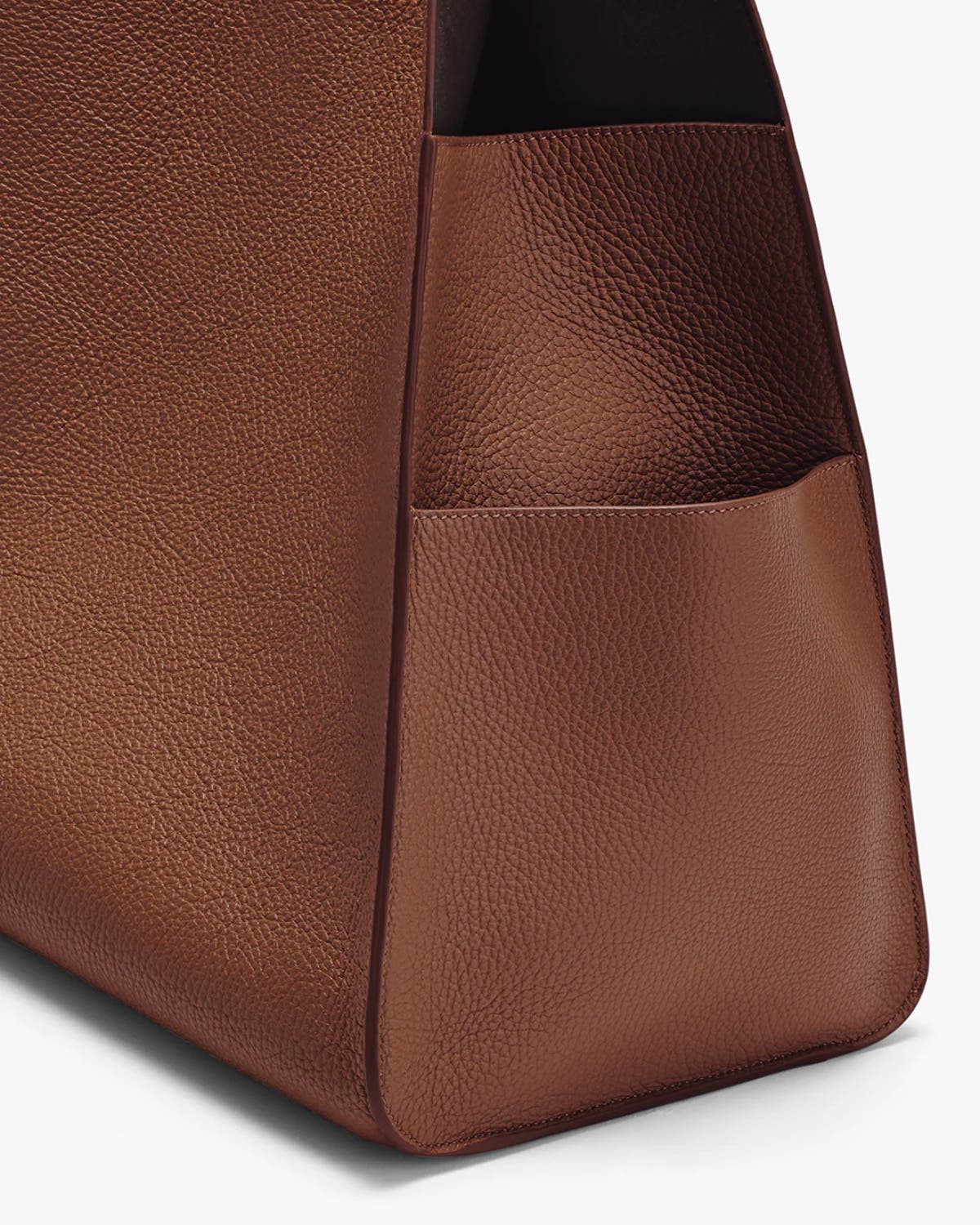 Oversized Double Loop Bag, Alternate, color, Dark Chestnut