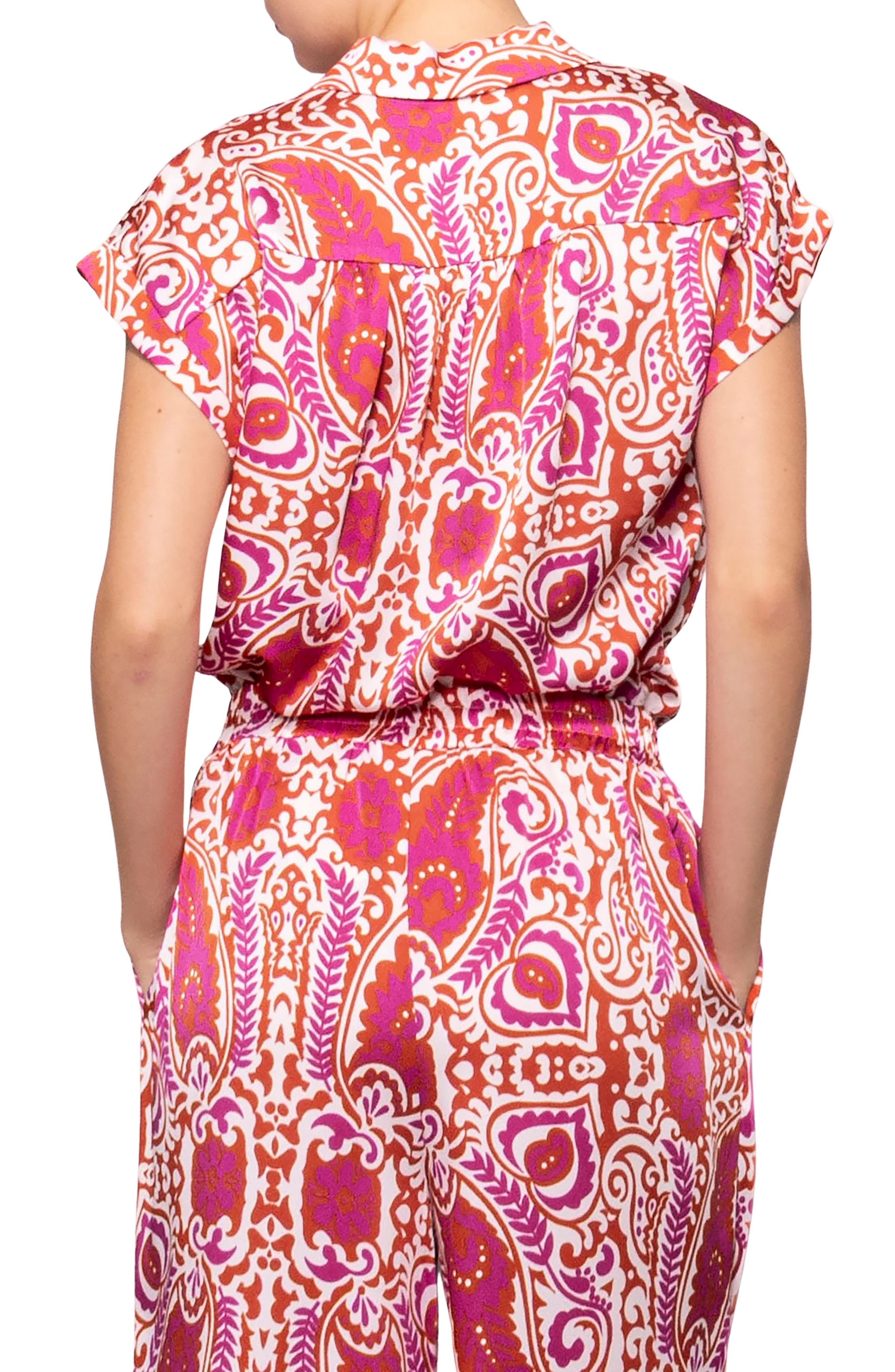 Satin Button-Up Shirt - image 2