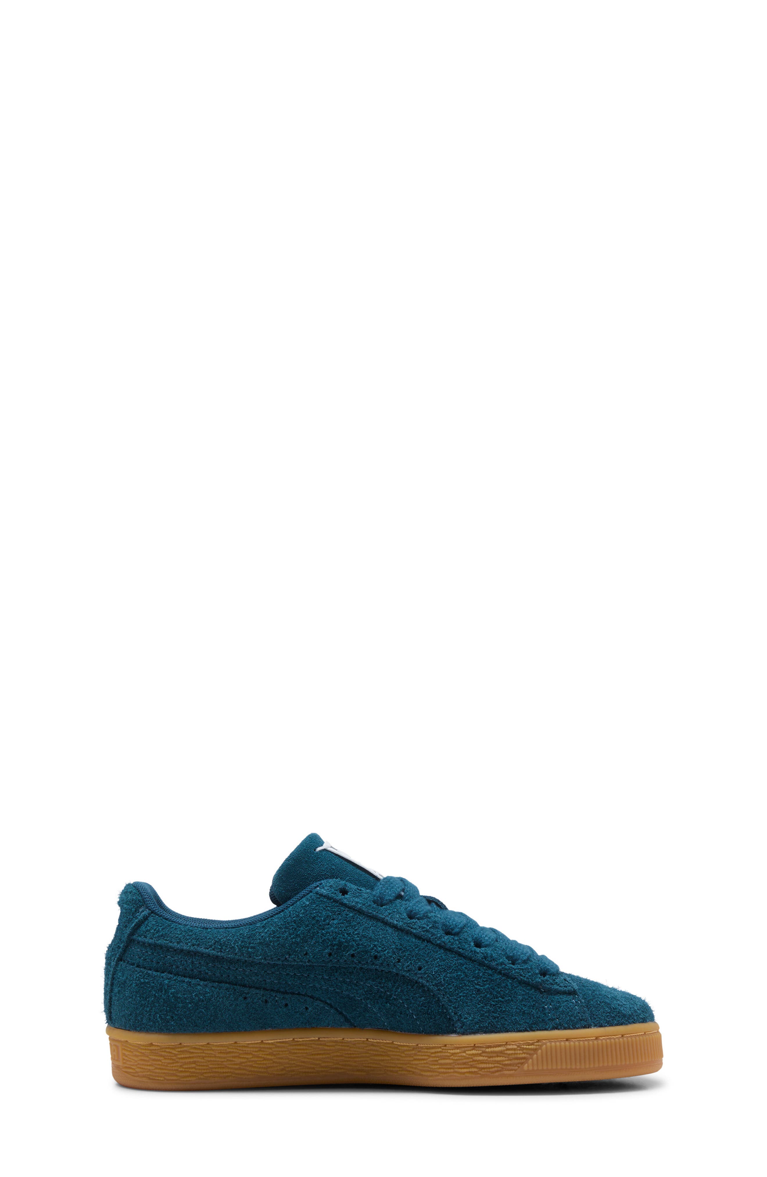 Kids' Suede Forever Sneaker, Alternate, color, MIDNIGHT PETROL/ GUM