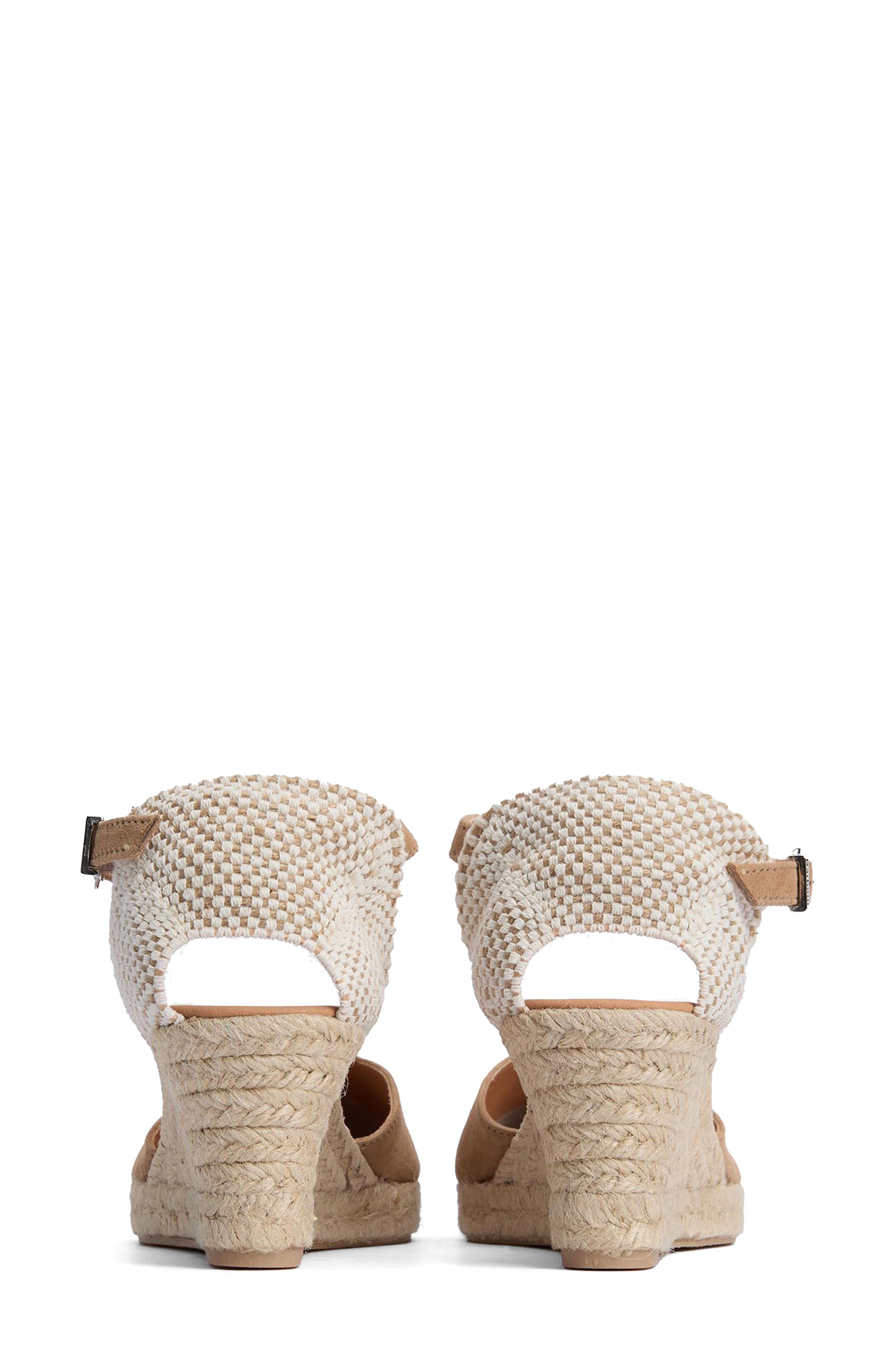 Barbour Elder Espadrille Wedge, Alternate, color, Tan Suede