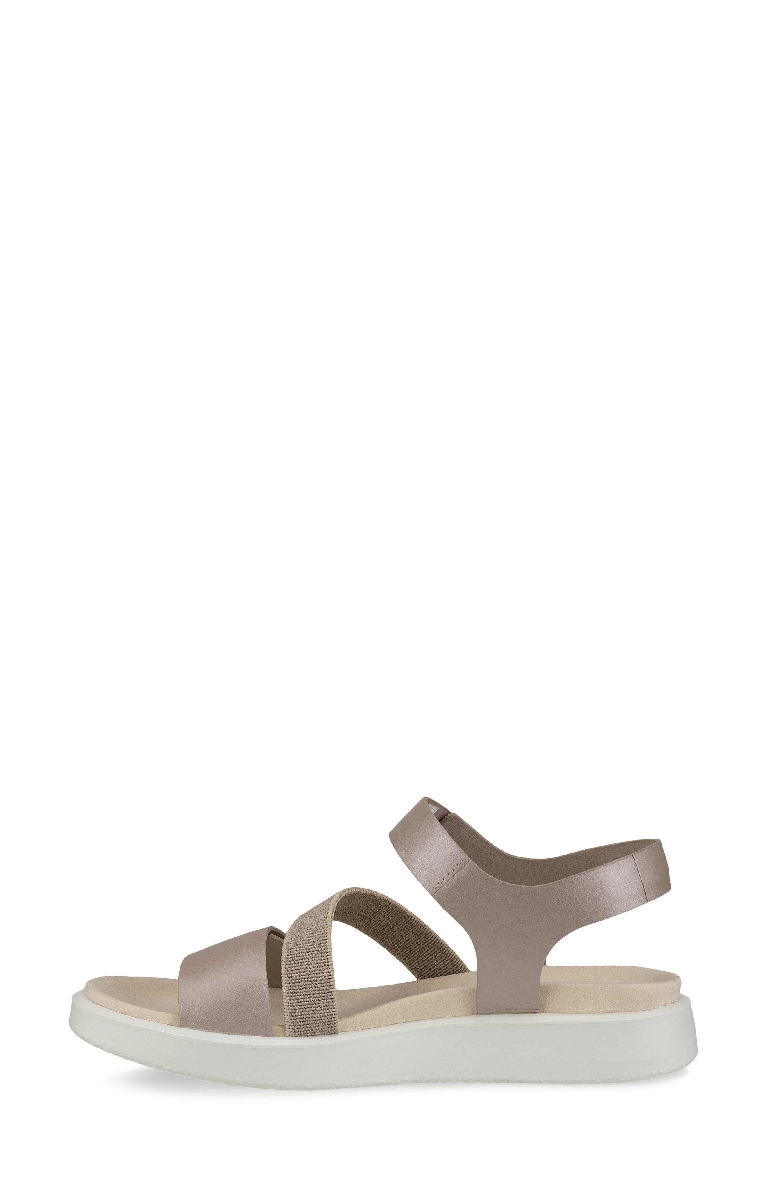 Flowt 2 Band Sandal, Alternate, color, GREY ROSE METALLIC