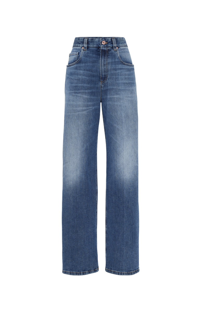 Brunello Cucinelli Five-pocket Loose trousers, Main, color, 