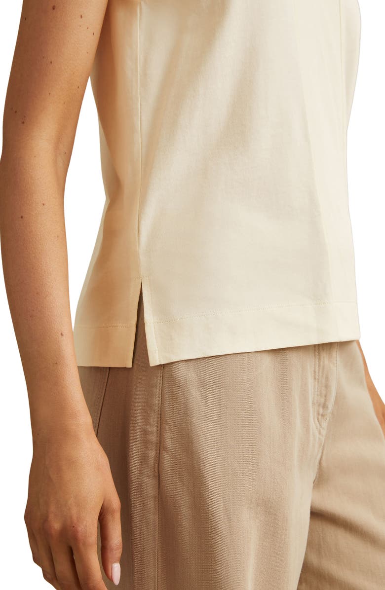Reiss Mira Sleeveless Top, Alternate, color, Ivory