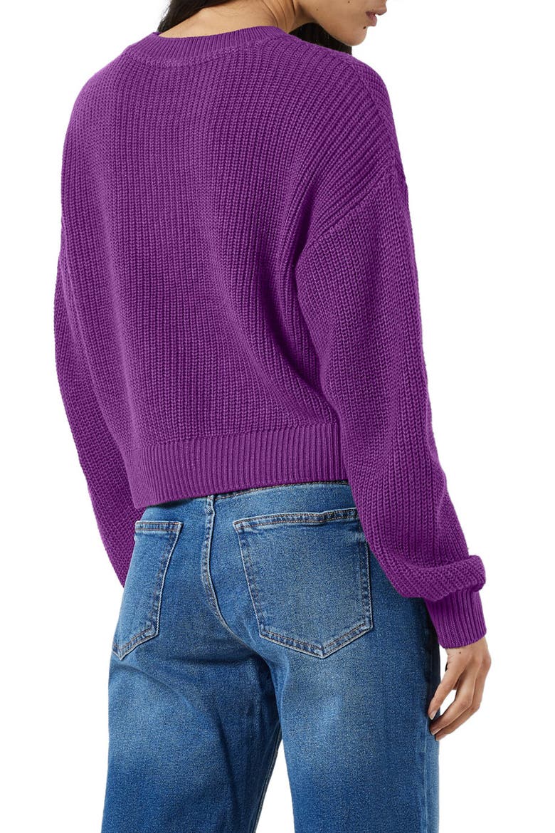 Maysa Crewneck Sweater, Alternate, color, AMARANTH PURPLE