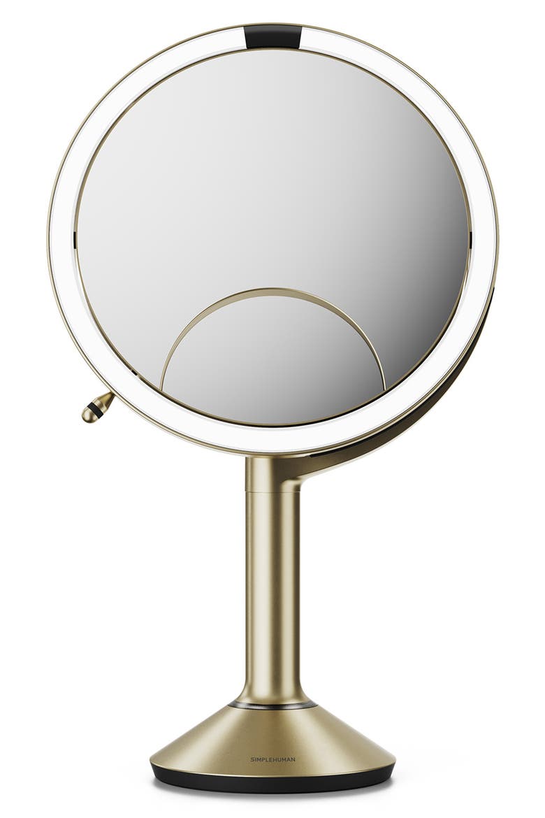 Sensor Mirror Trio, Main, color, MATTE GOLD STEEL
