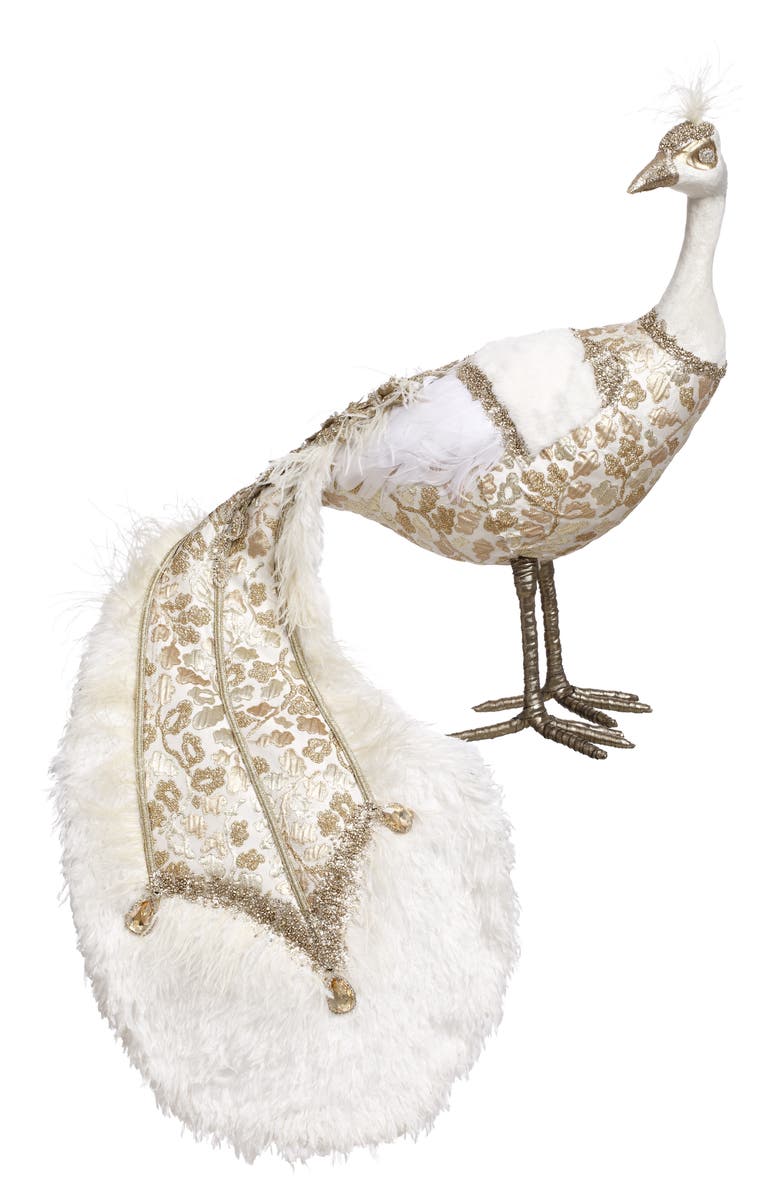 Mark Roberts Elegant Peacock, Main, color, White