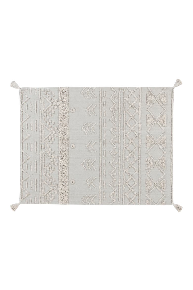Tribu Washable Recycled Cotton Blend Rug, Alternate, color, NATURAL