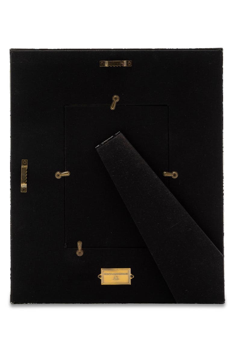 MACKENZIE CHILDS Emerald Check Enameled Steel 4 x 6-Inch Picture Frame, Alternate, color, Emerald