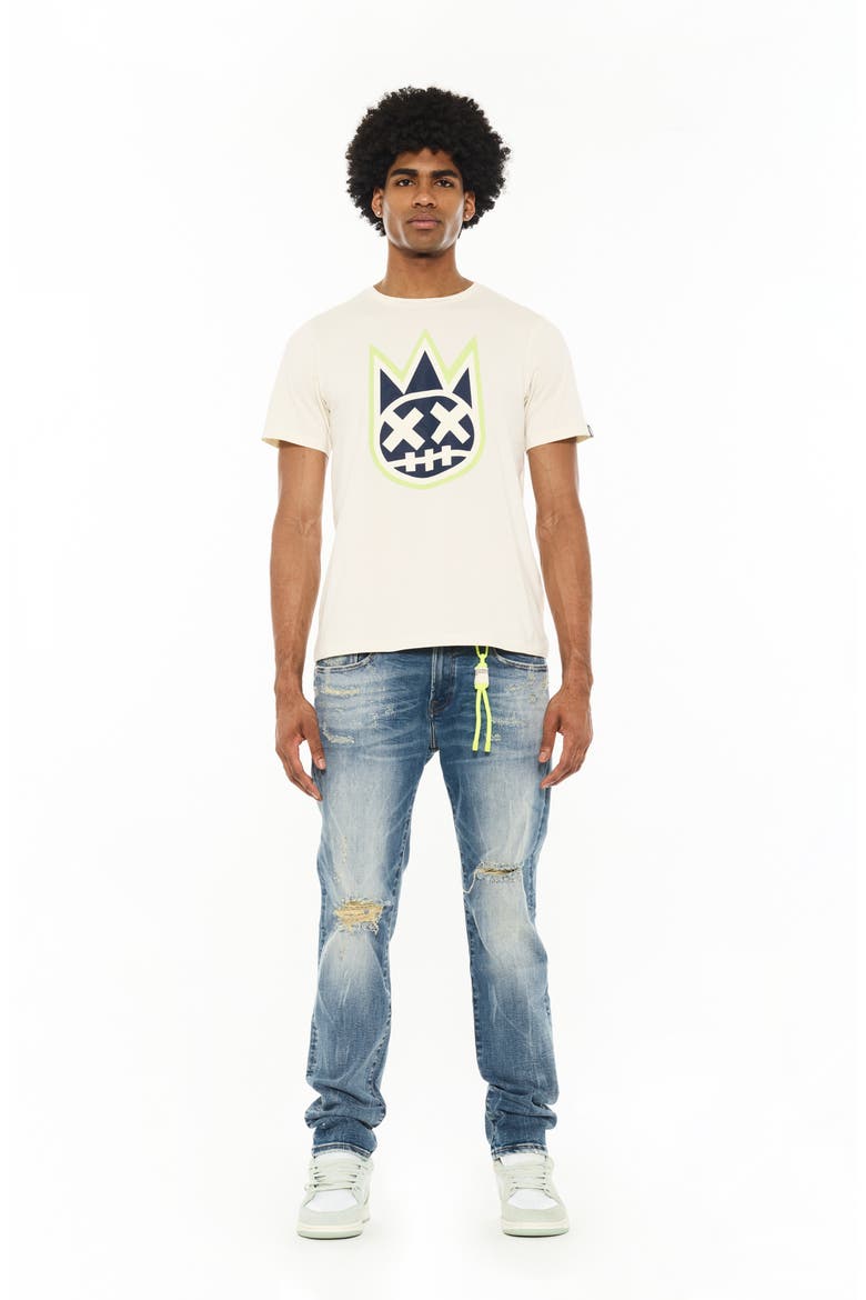 Rocker Slim Fit Straight Leg Jeans, Alternate, color, EMORY