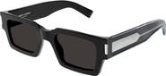 Saint Laurent 50mm Rectangular Sunglasses