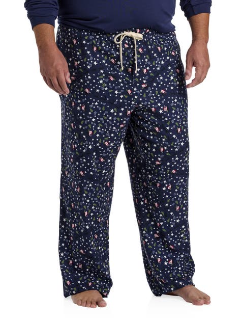 Big & Tall Whale Flannel Lounge Pants