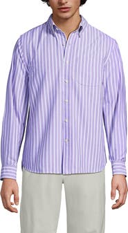 Lands' End Traditional Fit Comfort-First Sail Rigger Oxford Shirt