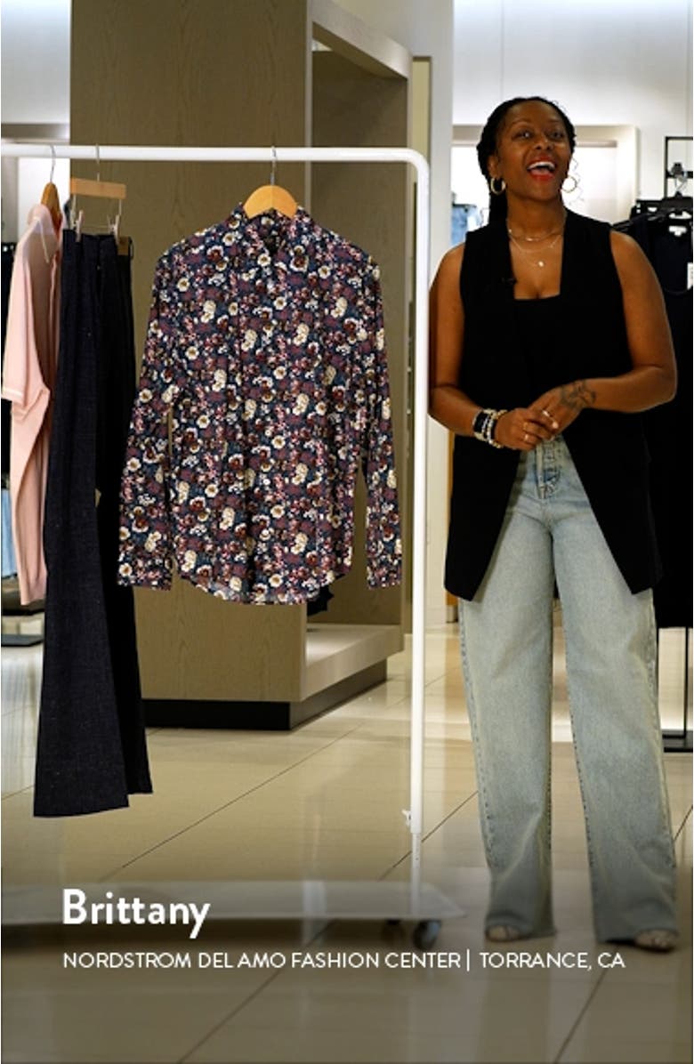 Soft Italian Woven Point Collar Shirt, sales video thumbnail