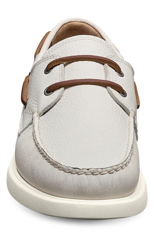 Allen Edmonds Panama Boat Shoe In White