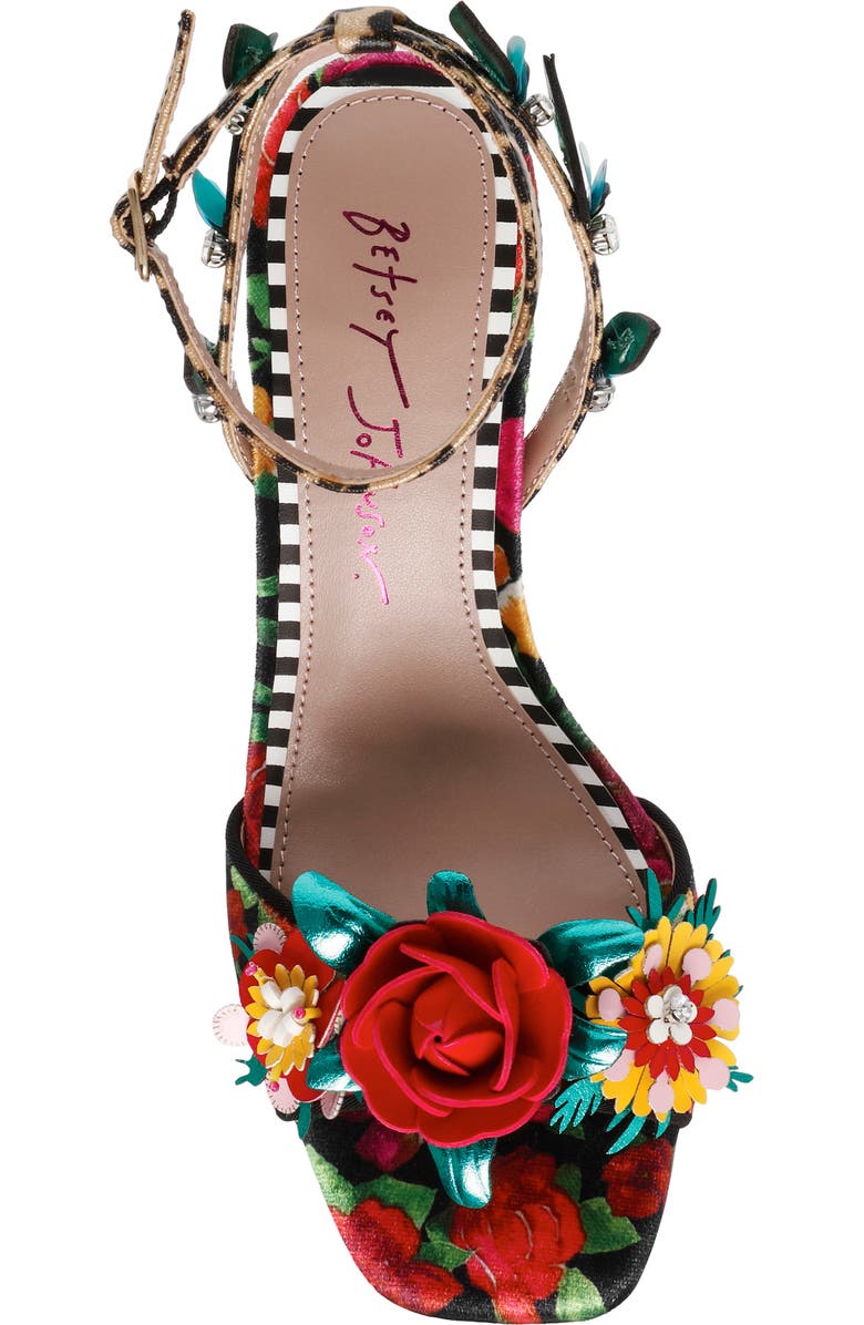 Betsey Johnson Leyton Ankle Strap Sandal, Alternate, color,