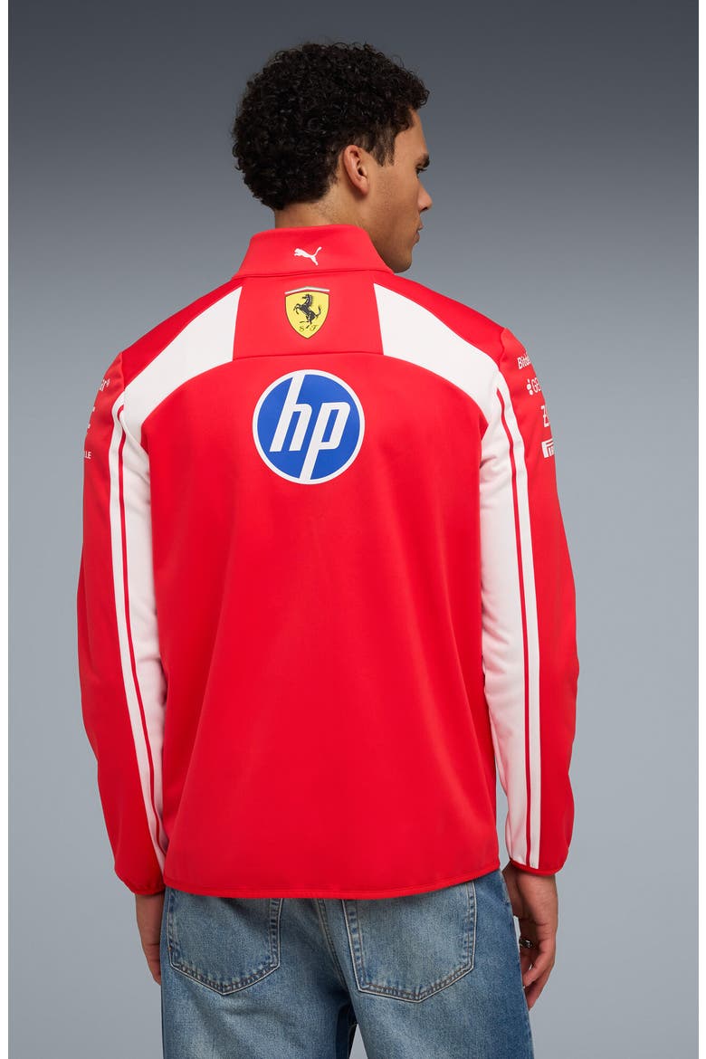 Scuderia Ferrari HP Replica Softshell Jacket, Alternate, color, PUMA RED