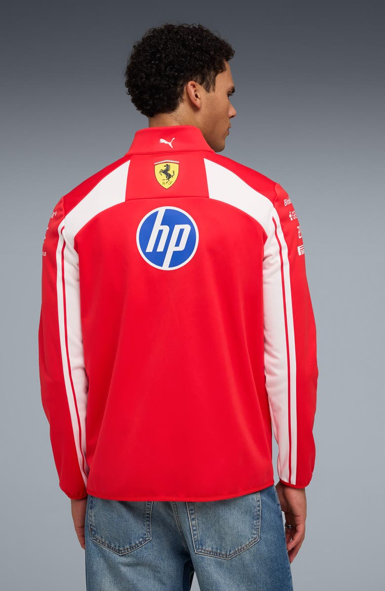PUMA Scuderia Ferrari HP Replica Softshell Jacket, Alternate, color, Puma Red