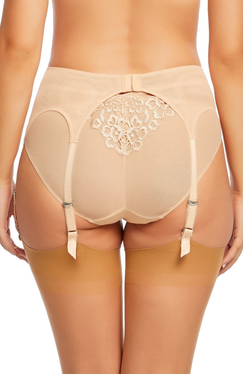 Dita Von Teese Dahlia Suspender Belt, Alternate, color, 