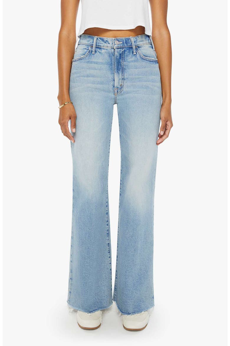 The Hustler Roller High Waist Wide Leg Jeans, Main, color, I CONFESS
