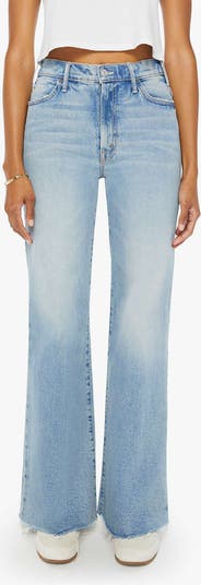 MOTHER The Hustler Roller High Waist Wide Leg Jeans | Nordstrom