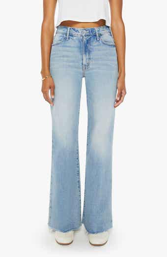 MOTHER The Hustler Roller High Waist Wide Leg Jeans