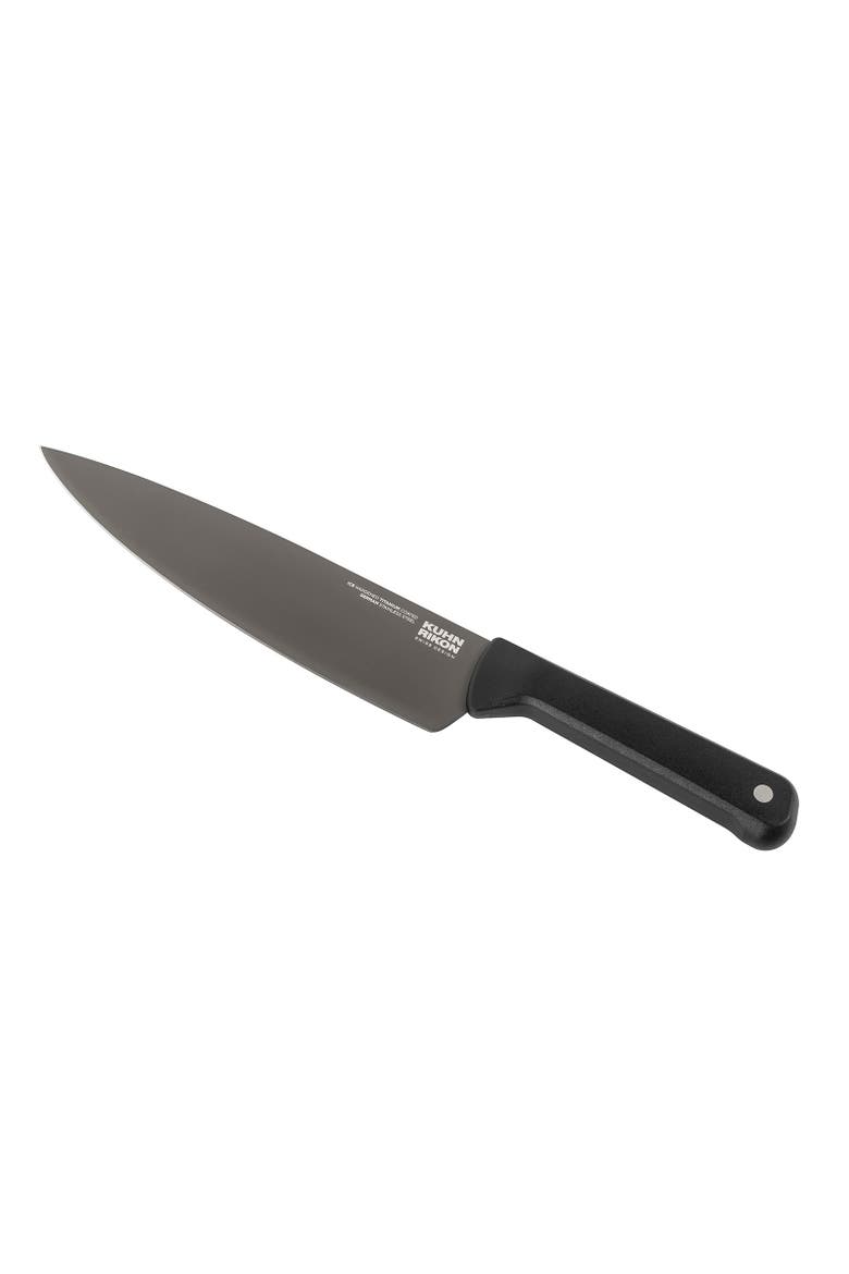ICED Chef's Knife 8-Inch, Ice Hardened German Stainless Blade, Main, color, Black