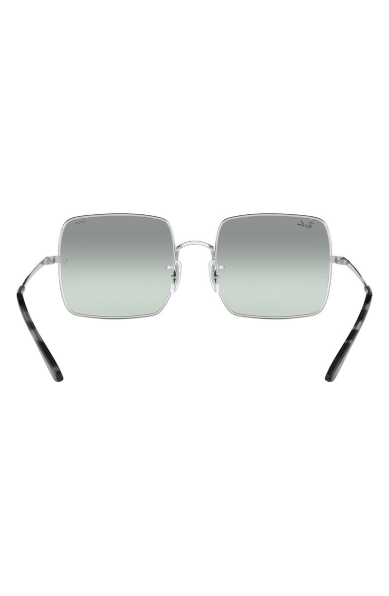 Ray-Ban 54mm Evolve Photochromic Square Sunglasses, Alternate, color, Silver