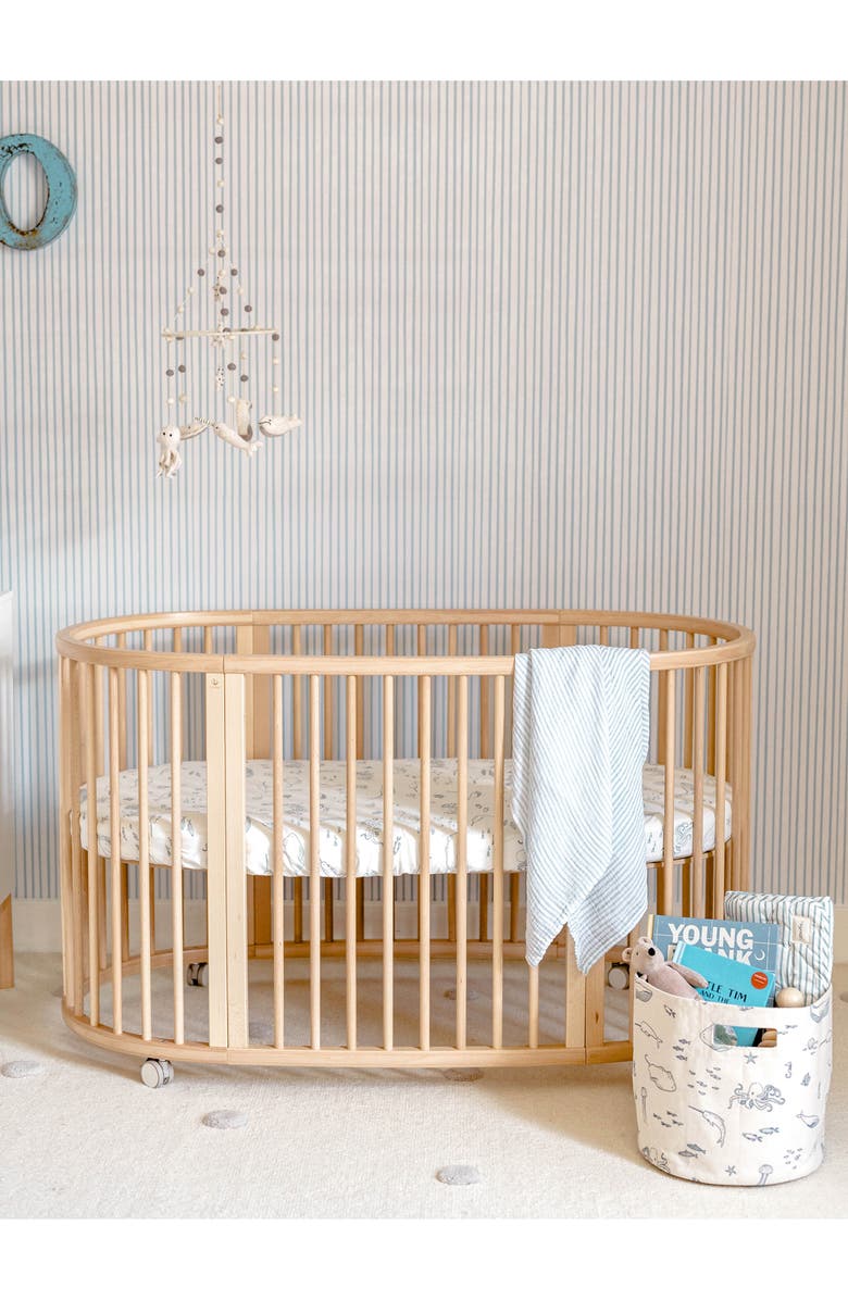 Stokke Sleepi<sup>™</sup> Pehr V3 Fitted Sheet, Alternate, color, Pebbles