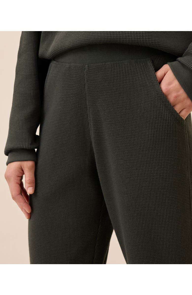 Pact Thermal Waffle Wide Leg Pant, Alternate, color, Oak