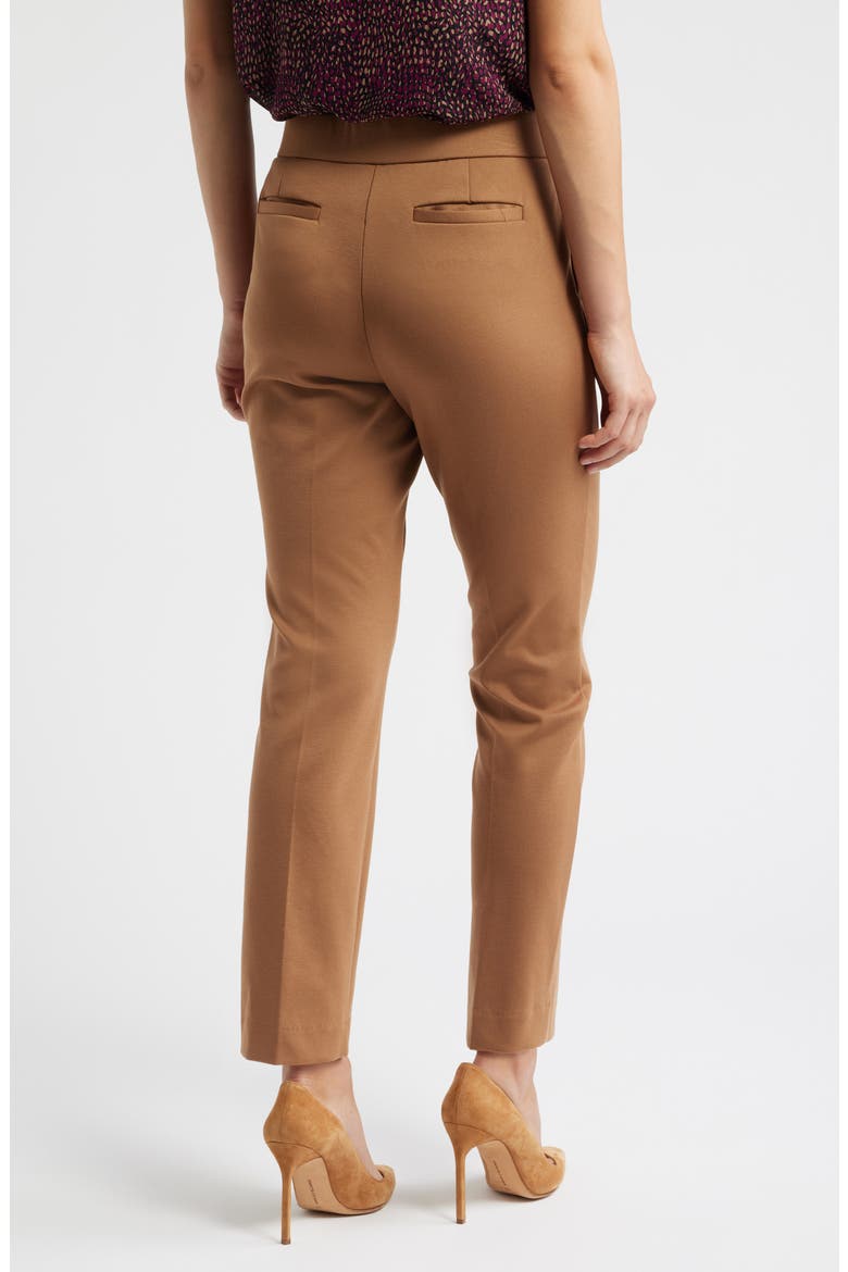 Faux Fly Straight Leg Pants, Alternate, color, VICUNA