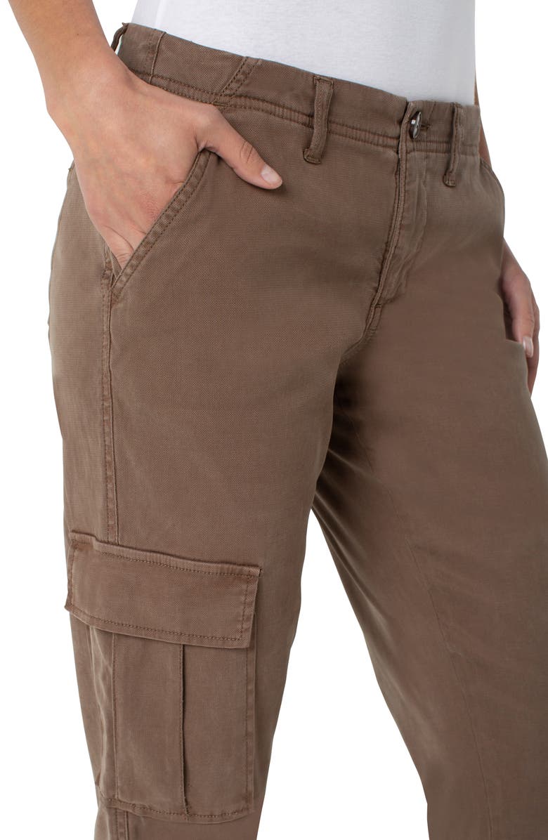 Liverpool Los Angeles Crop Cuff Cargo Pants, Alternate, color,