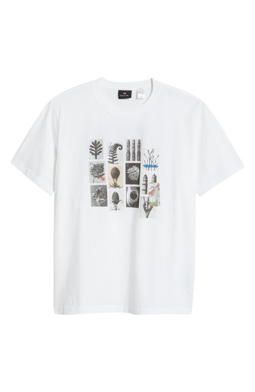 Shop Paul Smith London Casual Fit Cotton Graphic T-shirt In White Multi