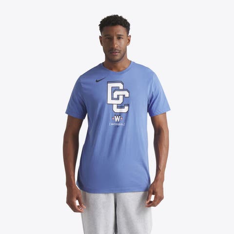 Men's Nike Blue Washington Nationals 2025 City Connect Logo T-Shirt