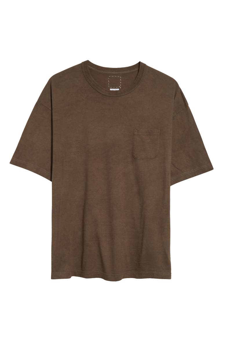 VISVIM Jumbo Cotton Pocket T-Shirt, Alternate, color, Mud