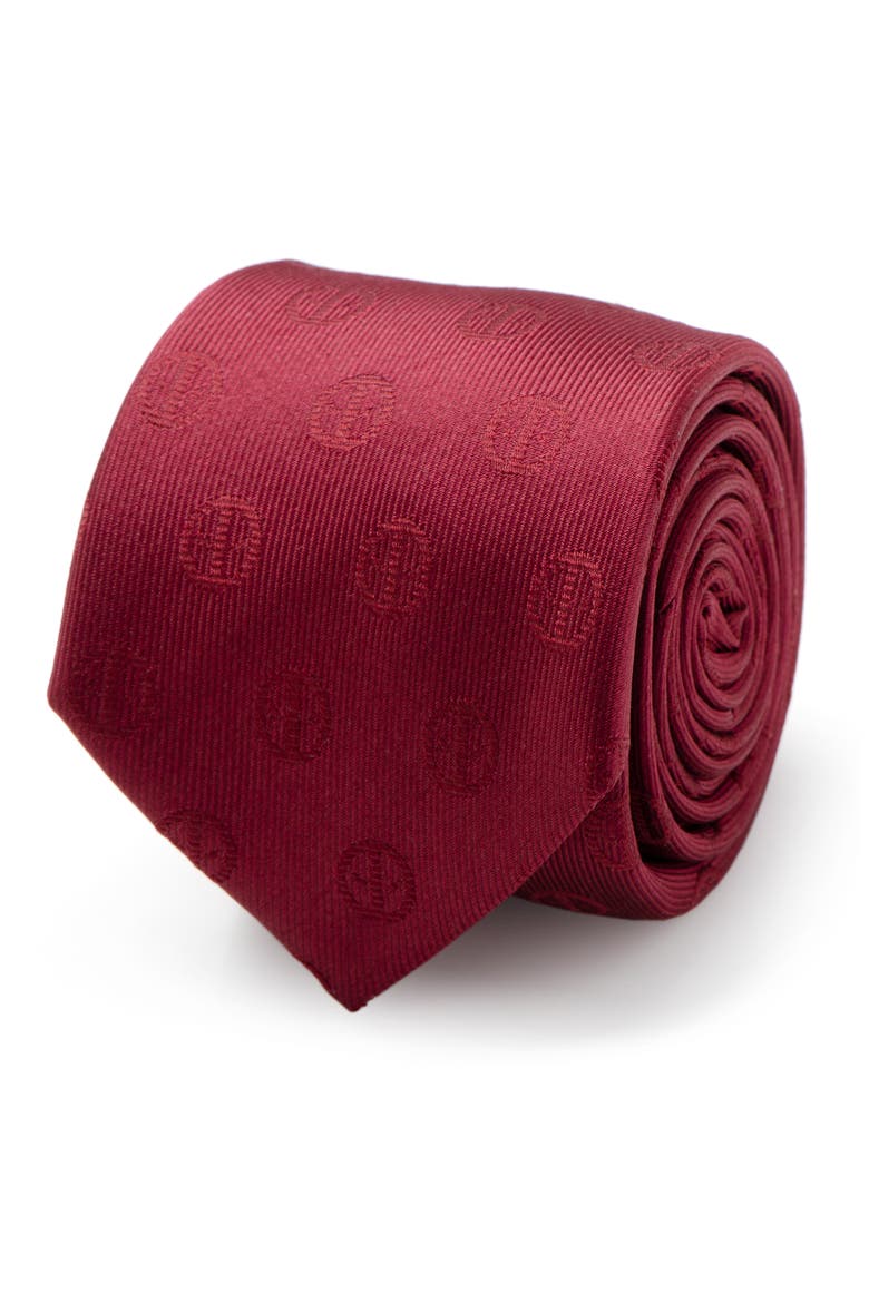 Deadpool Silk Tie, Alternate, color, RED