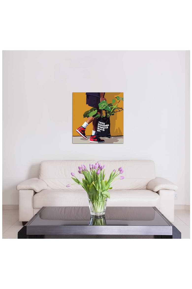 Plant Daddy Nike by Artpce Canvas Wall Art, Alternate, color, MULTI