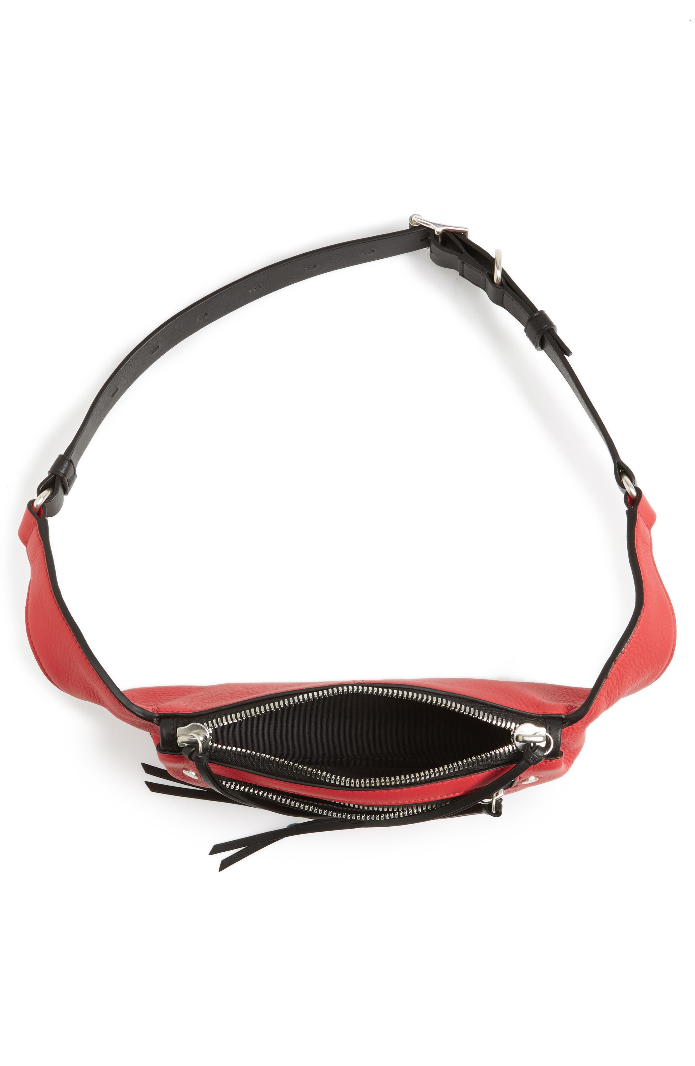 rag & bone Large Ellis Leather Belt Bag, Alternate, color, 