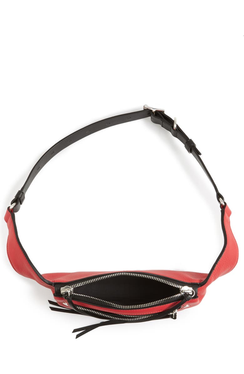 rag & bone Large Ellis Leather Belt Bag, Alternate, color,