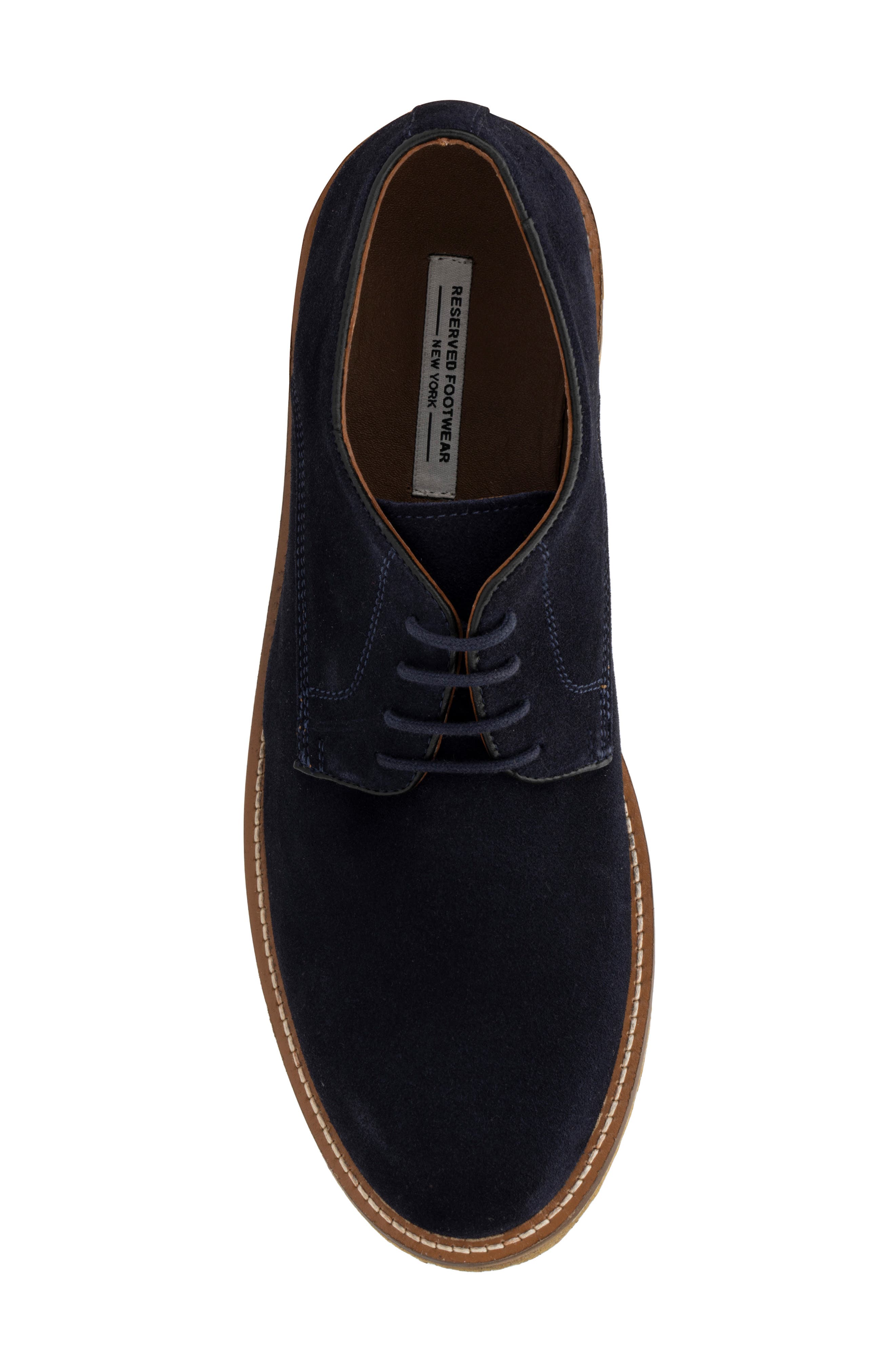 Octavious Leather Derby, Alternate, color, NAVY