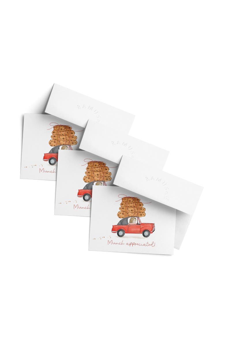 Thank You Greeting Cards "Munch Appreciated", Main, color, Multi-Pack