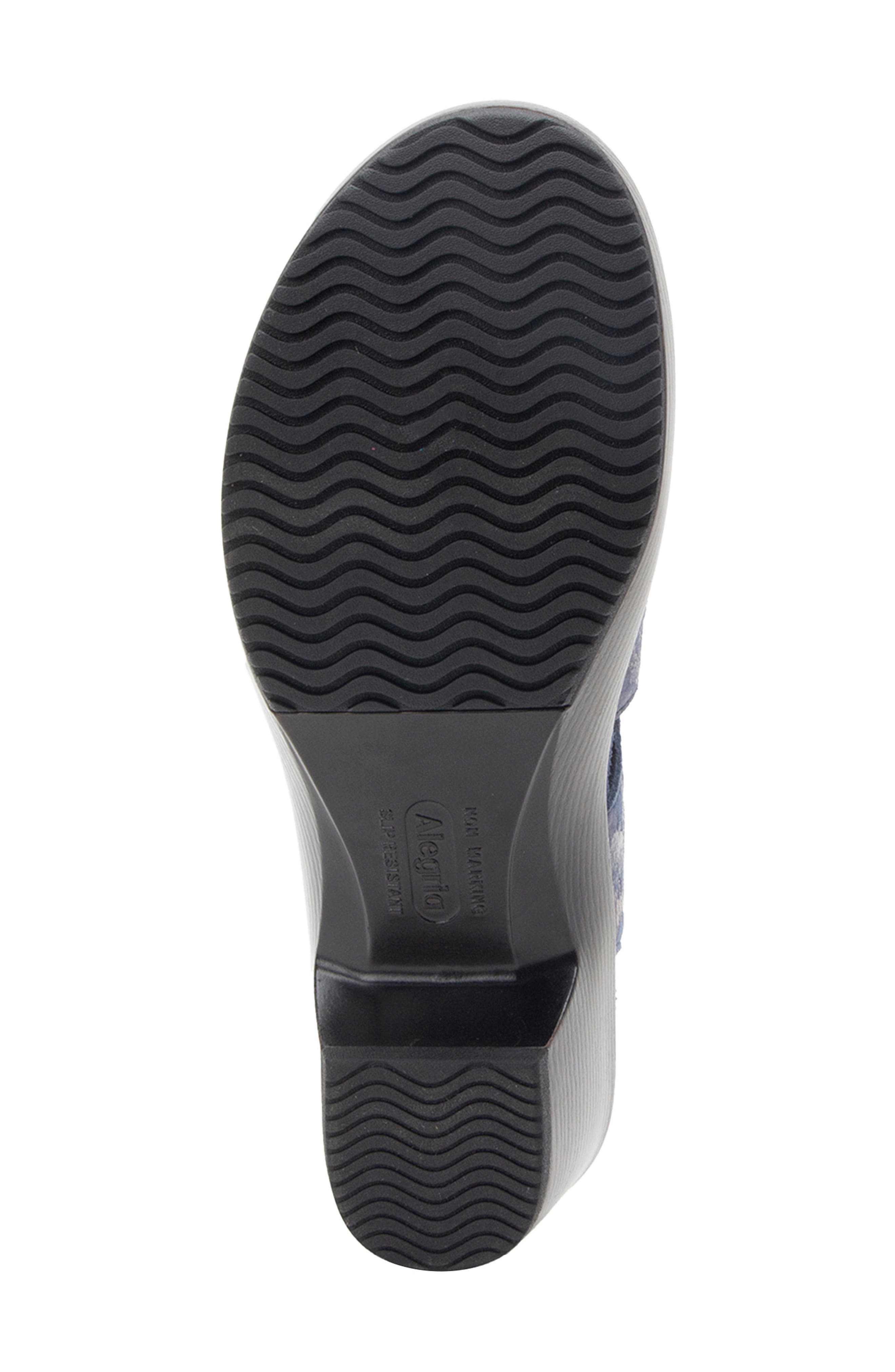 Maribel Baroque Leather Clog, Alternate, color, 6510 LUMEN NAVY