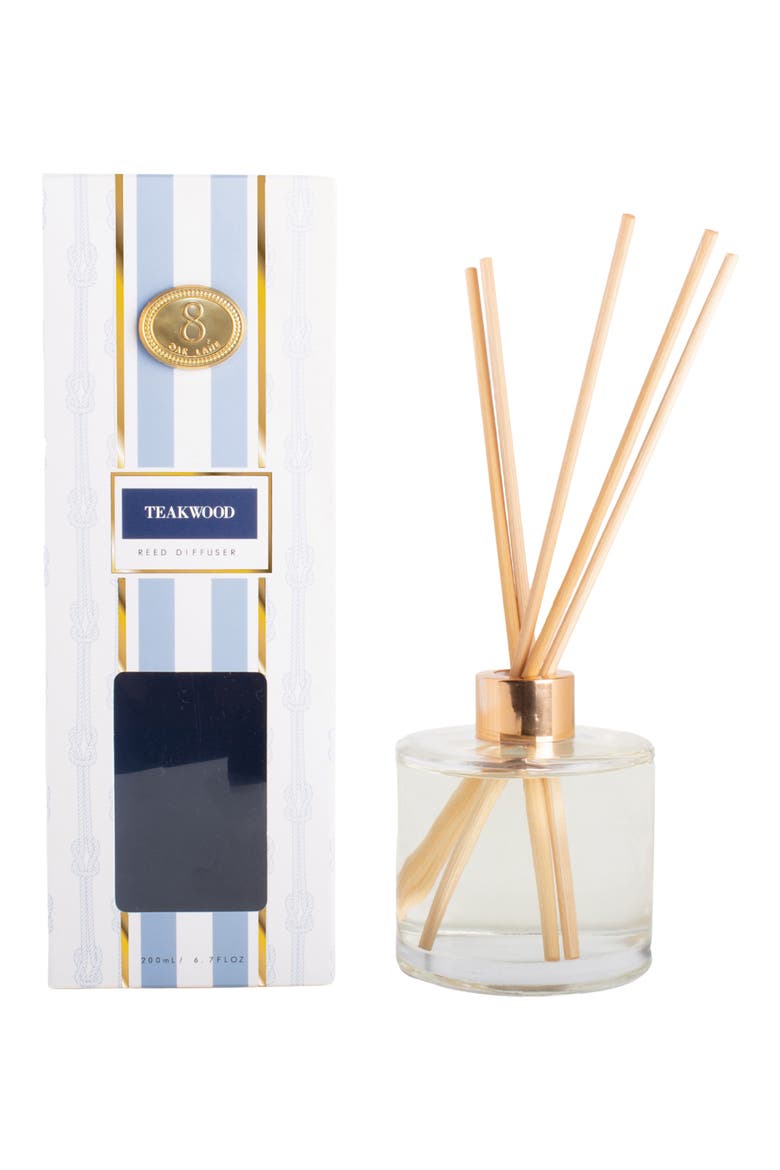 Teakwood Reed Diffuser, Main, color, BLUE