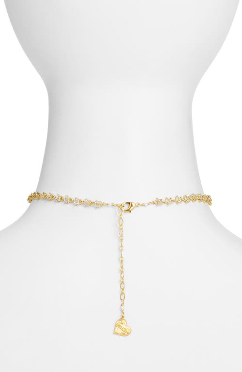 Vidakush Twinkle Flower Choker In Gold