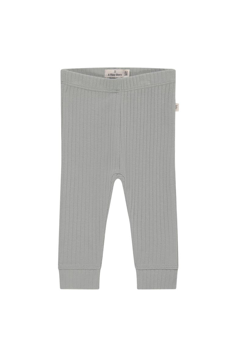 Ribbed Leggings, Main, color, Steel