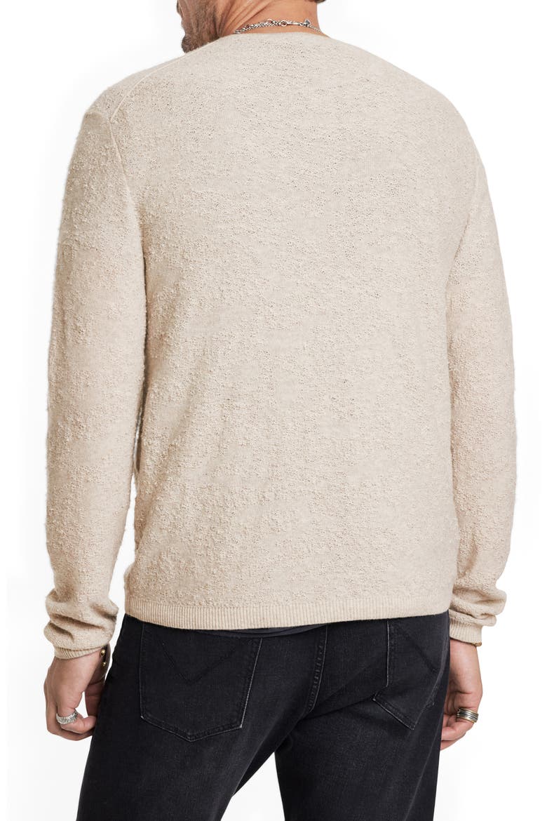 Alhandra Wool & Cashmere Henley Sweater, Alternate, color, HAY